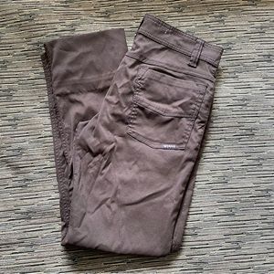 Prana Breathe Mens Brown RN124977 Stretch Comfort Hiking size 28